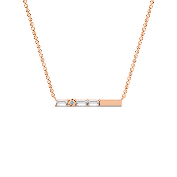 Letter Y Morse Code Diamond Initial Pendant