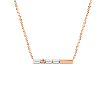 Letter Y Morse Code Diamond Initial Pendant