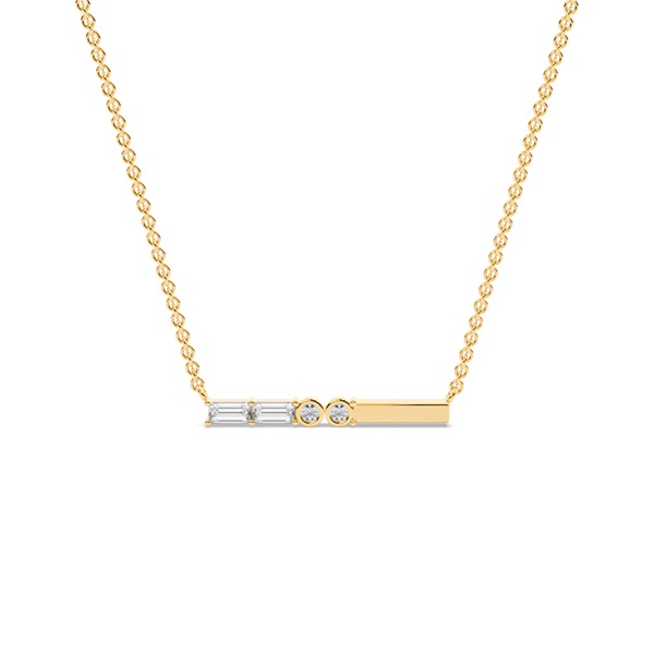 Letter Z Morse Code Diamond Initial Pendant