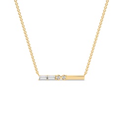 Letter Z Morse Code Diamond Initial Pendant