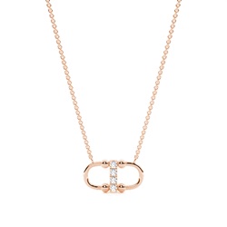 Verlinkte Diamantkette Halskette (Groß)