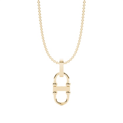 Interlink Diamond Dangling Pendant (Large)