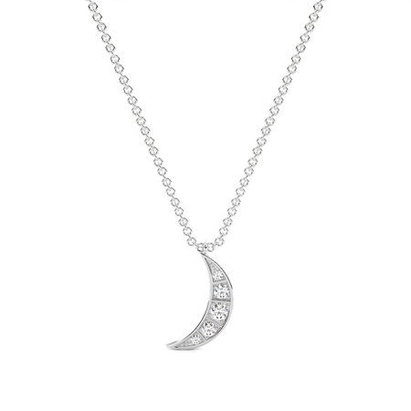 Silver Everyday Diamond Pendants
