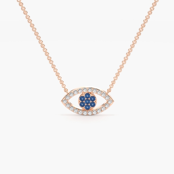 Evil Eye Delicate Everyday Chain Necklace