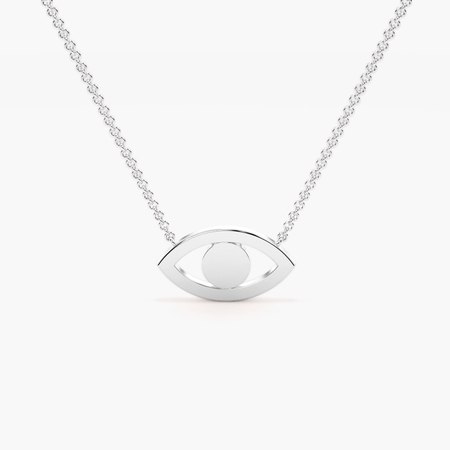 Zarte Evil-Eye-Halskette für den Alltag