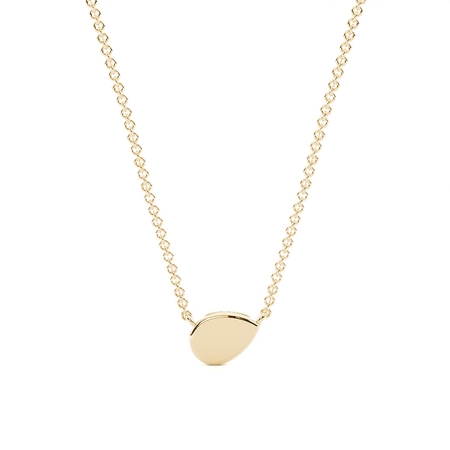 Pave set Round Diamonds Delicate Everyday Necklace