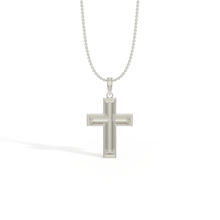 Diamond Accent Cross Men’S Pendant