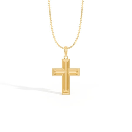 Diamond Accent Cross Men’S Pendant