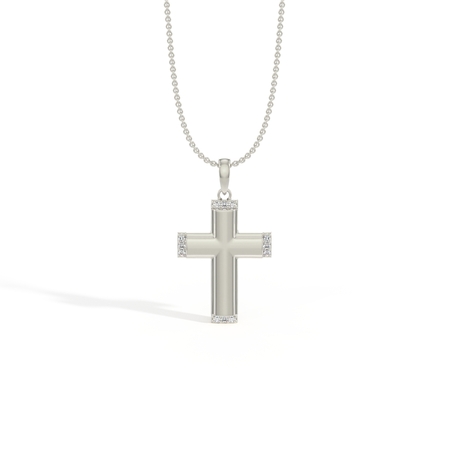 Diamond Accent Cross Men’S Pendant