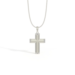 Diamond Accent Cross Men’S Pendant