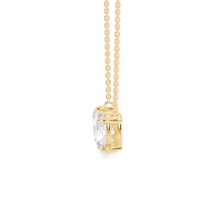 Toi Et Moi Pear And Oval Diamond Pendant