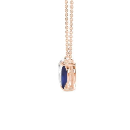 Toi Et Moi Pear Diamond & Marquise-Cut Ruby Diamond Pendant