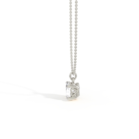 Hidden Heart Solitaire Diamond Pendant