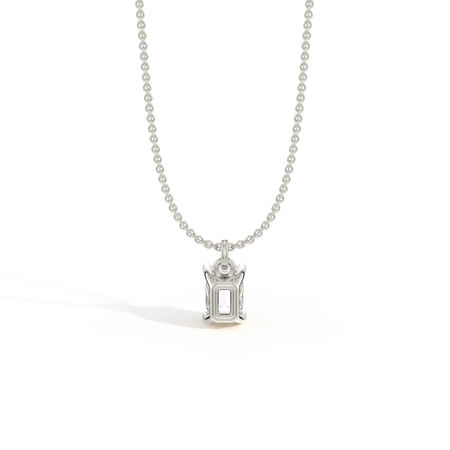 Hidden Heart Solitaire Diamond Pendant