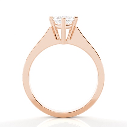 Marquise Rose Gold Solitaire Engagement Rings