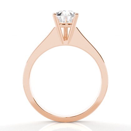 2.00 Carat Rotgold Solitärringe Verlobungsringe