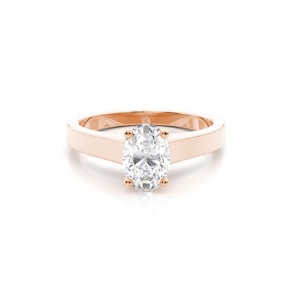 Oval Cut Diamond Rings