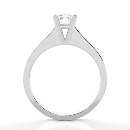 Emerald Solitaire Engagement Rings