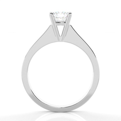 Cushion Solitaire Diamond Rings