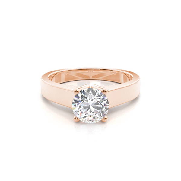 4 Prong Setting Large Engagement Ring