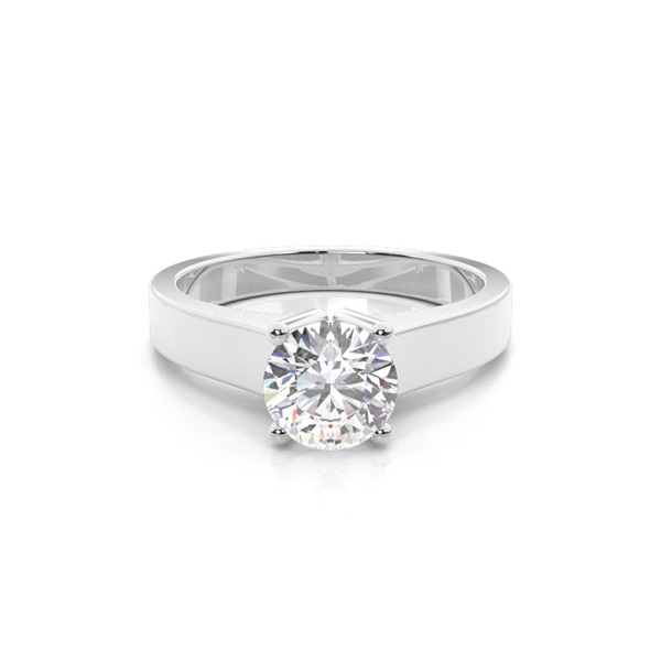 4 Prong Setting Large Engagement Ring