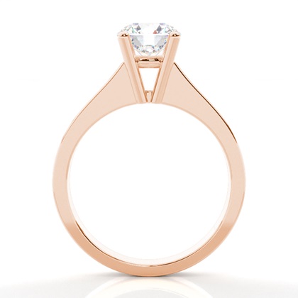 Rose Gold Solitaire Engagement Rings
