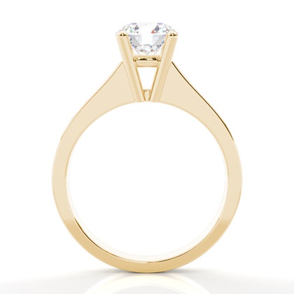 Yellow Gold Lab Grown Diamond Engagement Rings