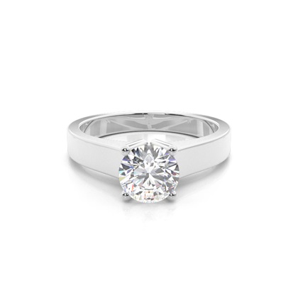 4 Prong Setting Large Engagement Ring