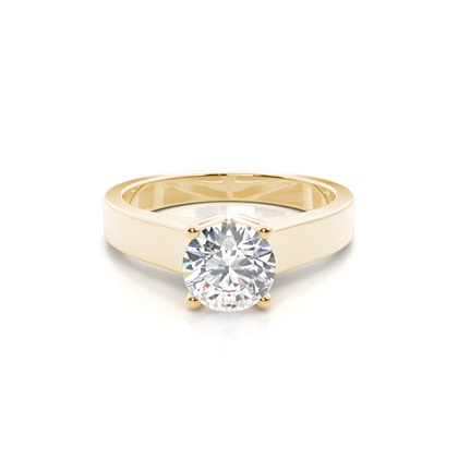 Yellow Gold Lab Grown Diamond Engagement Rings