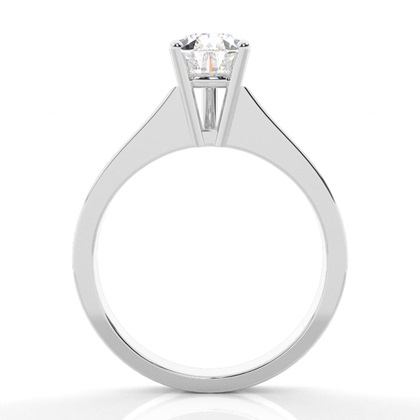 Pear Solitaire Diamond Rings