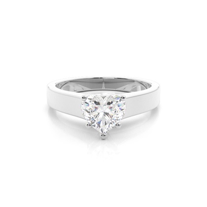 Heart Diamond Engagement Rings
