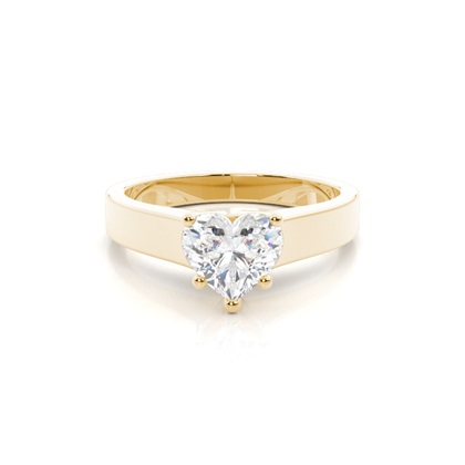 Heart Diamond Rings