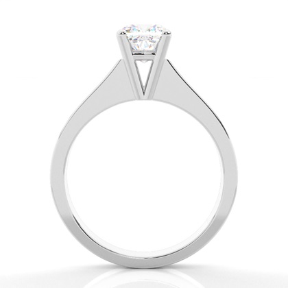 Cushion Solitaire Diamond Rings