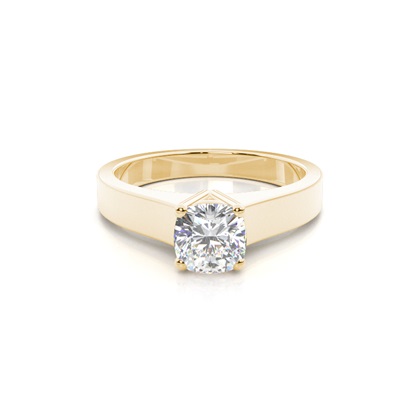 Yellow Gold Lab Grown Diamond Engagement Rings