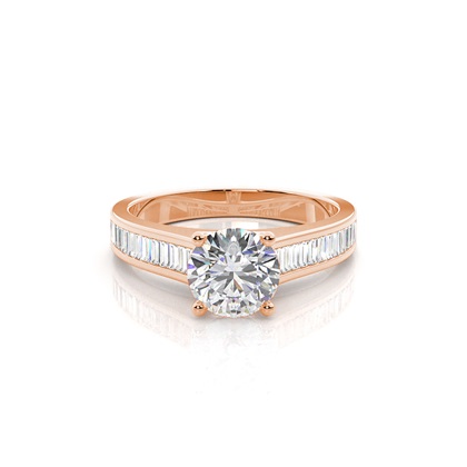 Rose Gold Diamond Engagement Rings