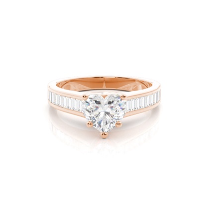 Heart Diamond Engagement Rings