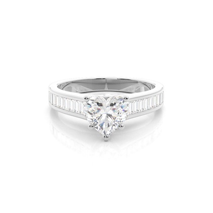 Heart Diamond Engagement Rings