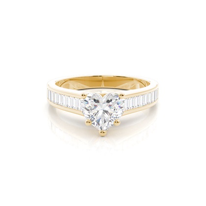 Heart Diamond Engagement Rings