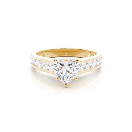 Heart Diamond Engagement Rings