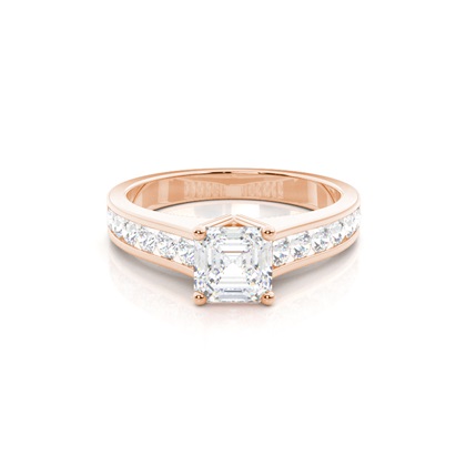 Asscher Diamond Engagement Rings