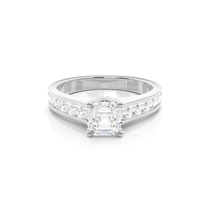Asscher Diamond Engagement Rings