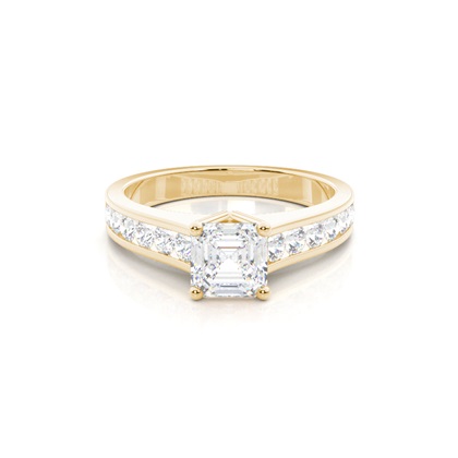 Asscher Diamond Engagement Rings