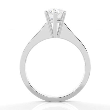 Pear Side Stone Engagement Rings