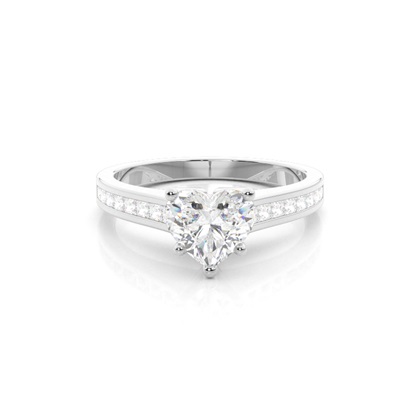Heart Diamond Engagement Rings