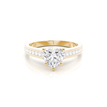 Heart Diamond Engagement Rings