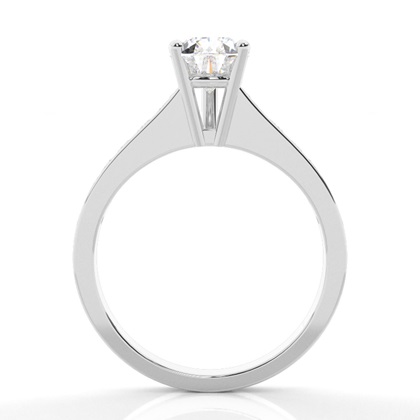 Pear Side Stone Engagement Rings