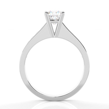 Cushion Side Stone Diamond Engagement Rings