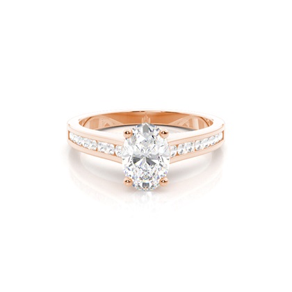 Oval Cut Diamond Rings