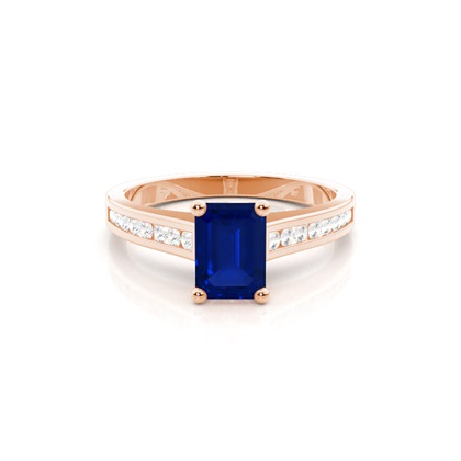 Emerald Cut Gemstone Rings & Jewellery