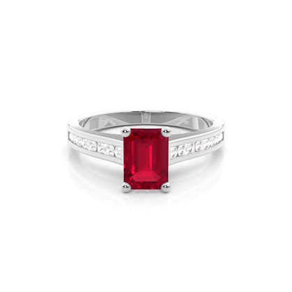 Emerald Cut Gemstone Rings & Jewellery